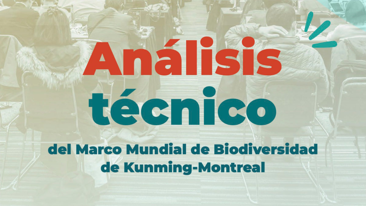 Análisis técnico del Marco Mundial de Biodiversidad de Kunming-Montreal