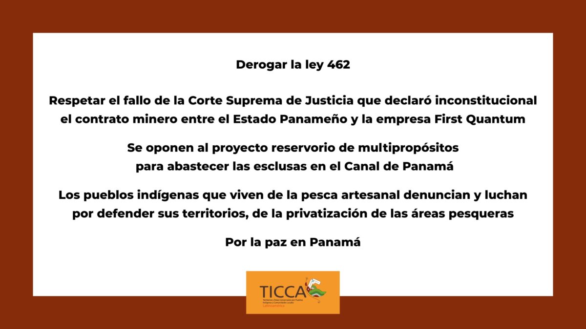 Pronunciamiento por la paz en Panamá