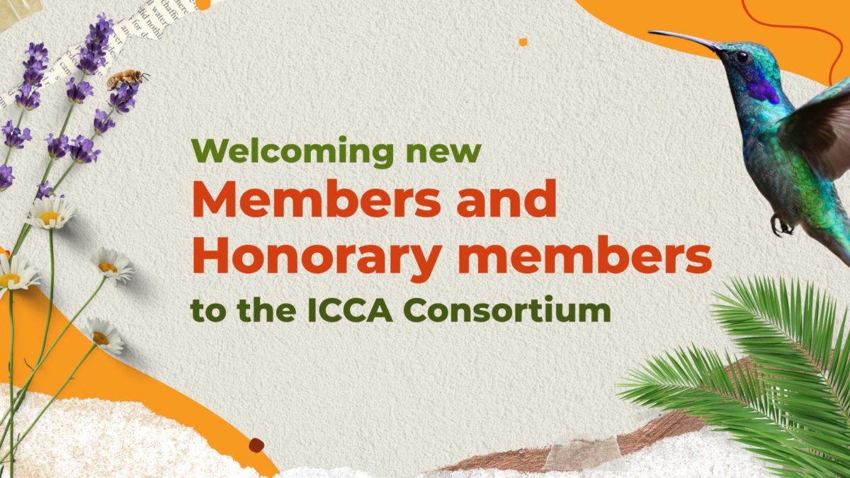 Welcoming new members and honorary members to the ICCA Consortium