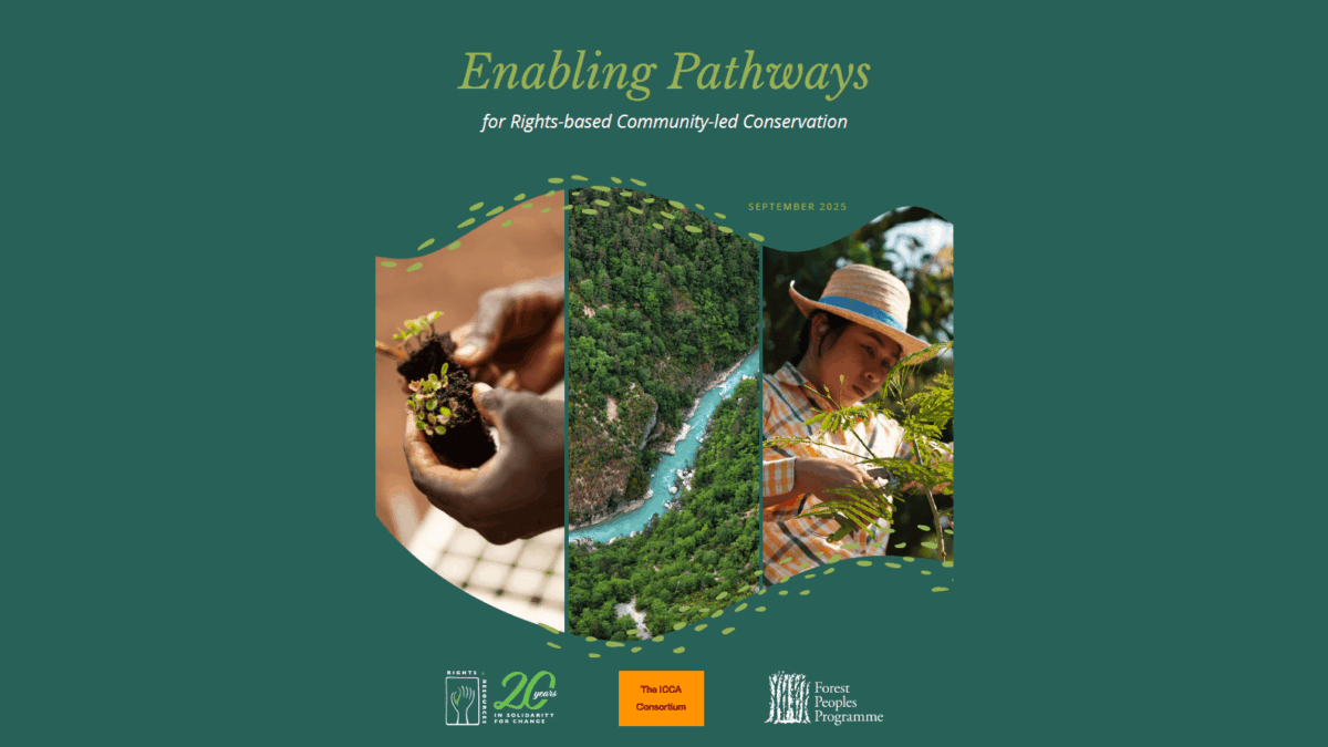 Enabling Pathways for Rights-based Community-led Conservation